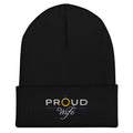 Proud LEO Wife Cuffed Beanie - American Heroes Apparel