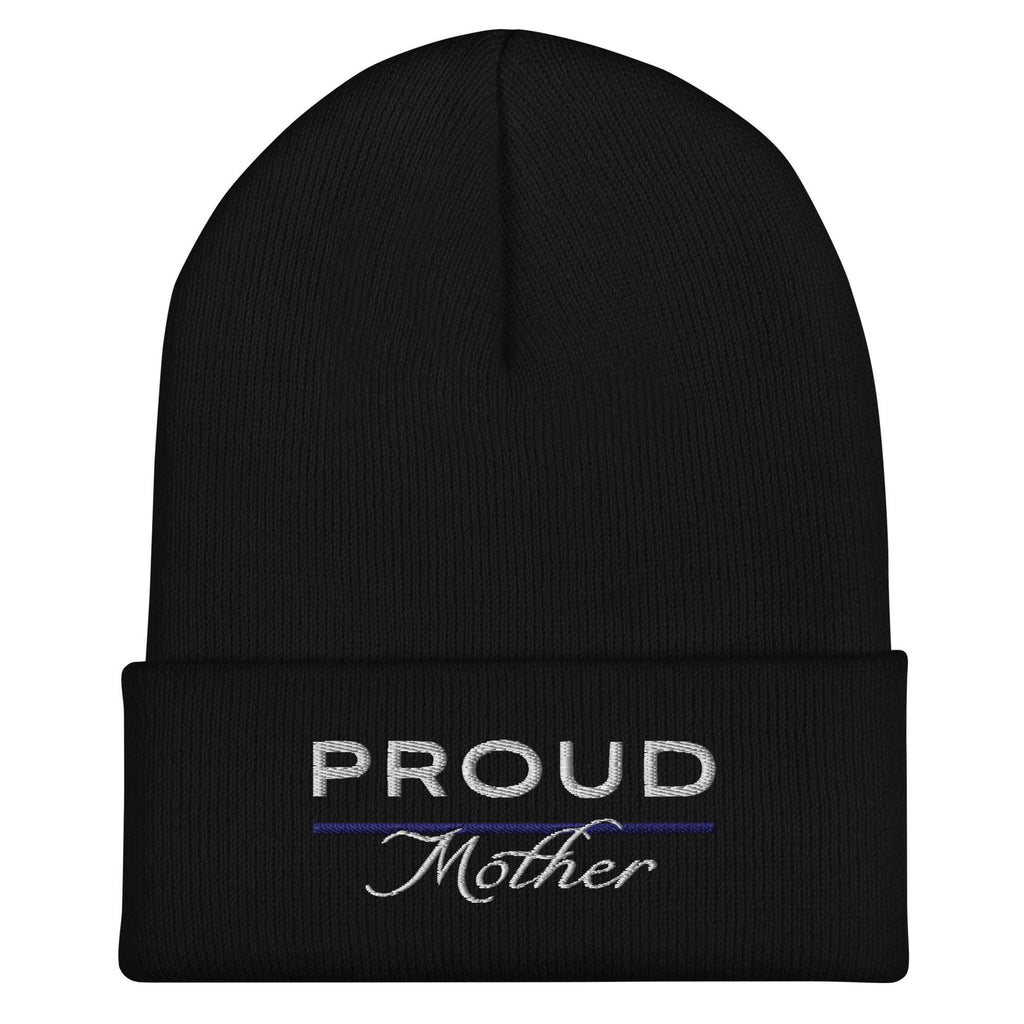 Proud LEO Mother - Women's Cuffed Beanie - American Heroes Apparel