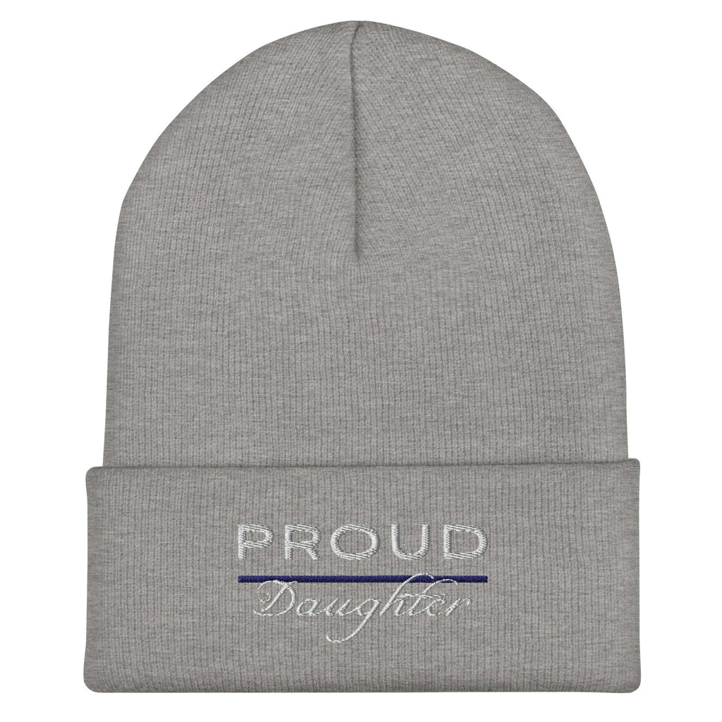 Proud LEO Daughter - Women's Cuffed Beanie - American Heroes Apparel
