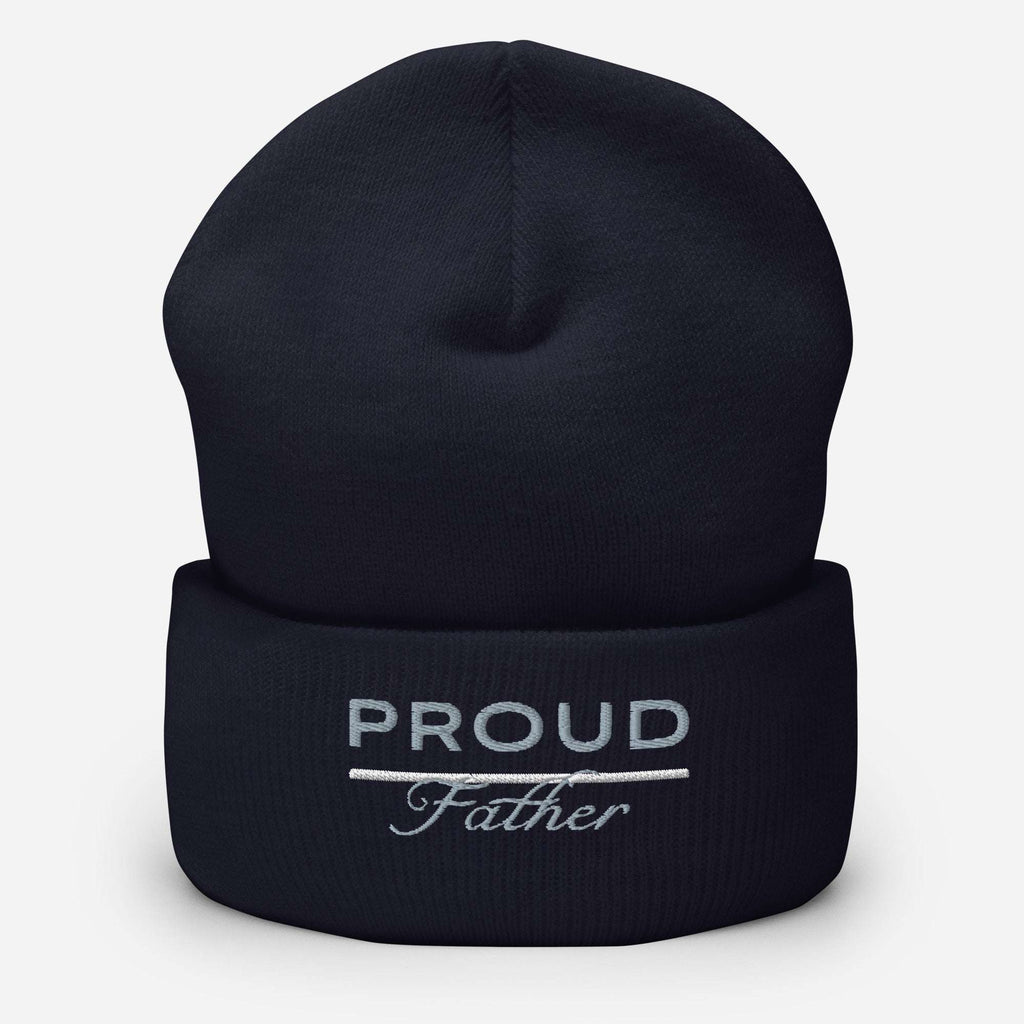 Proud EMS Father - Men's Cuffed Beanie - American Heroes Apparel