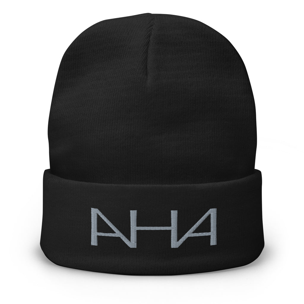 AHA Logo Embroidered Beanie - American Heroes Apparel