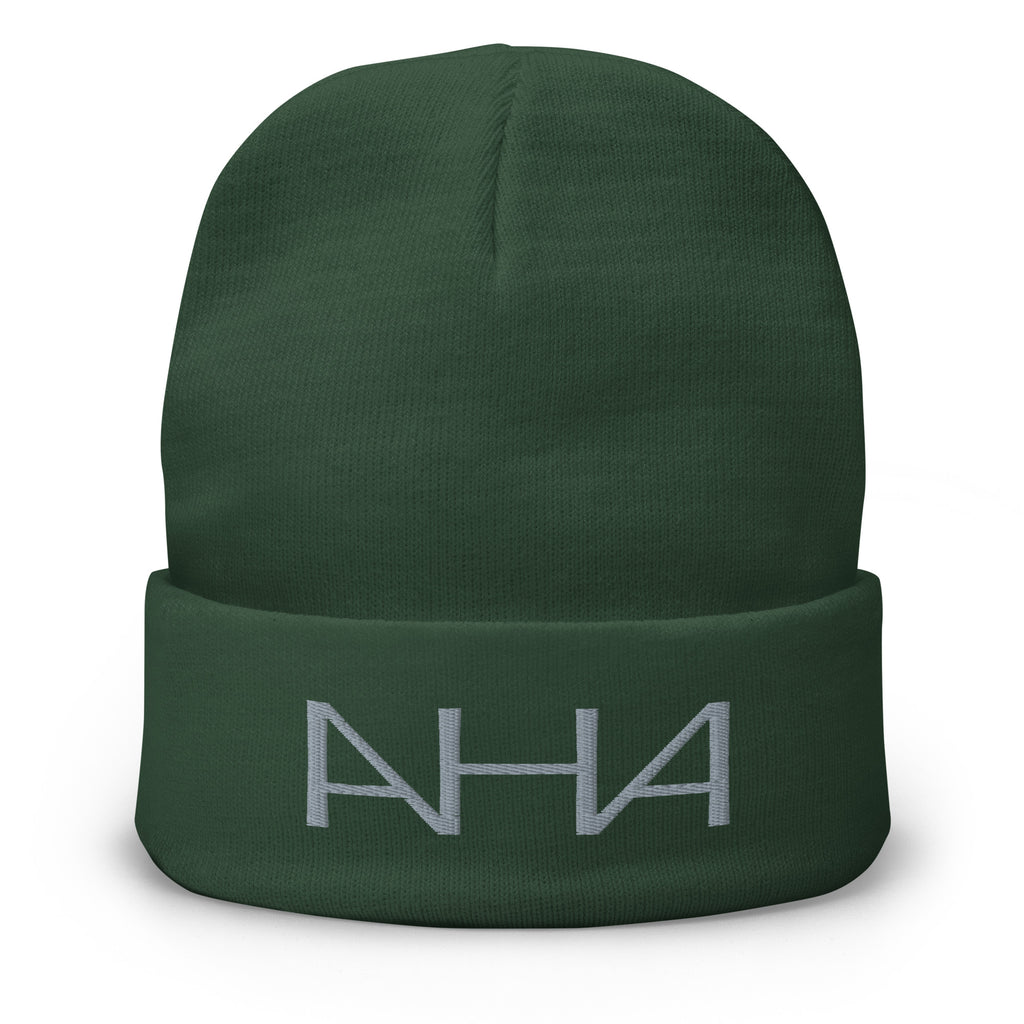 AHA Logo Embroidered Beanie - American Heroes Apparel