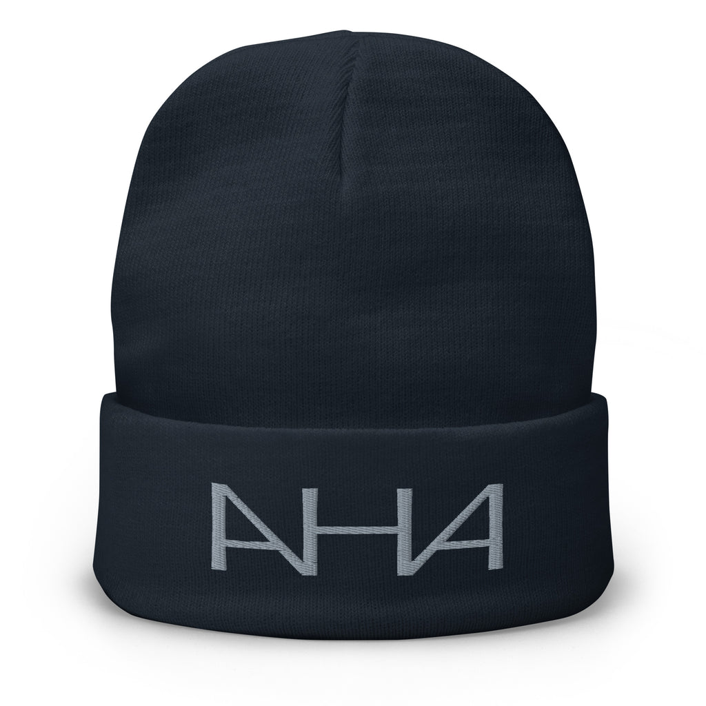AHA Logo Embroidered Beanie - American Heroes Apparel