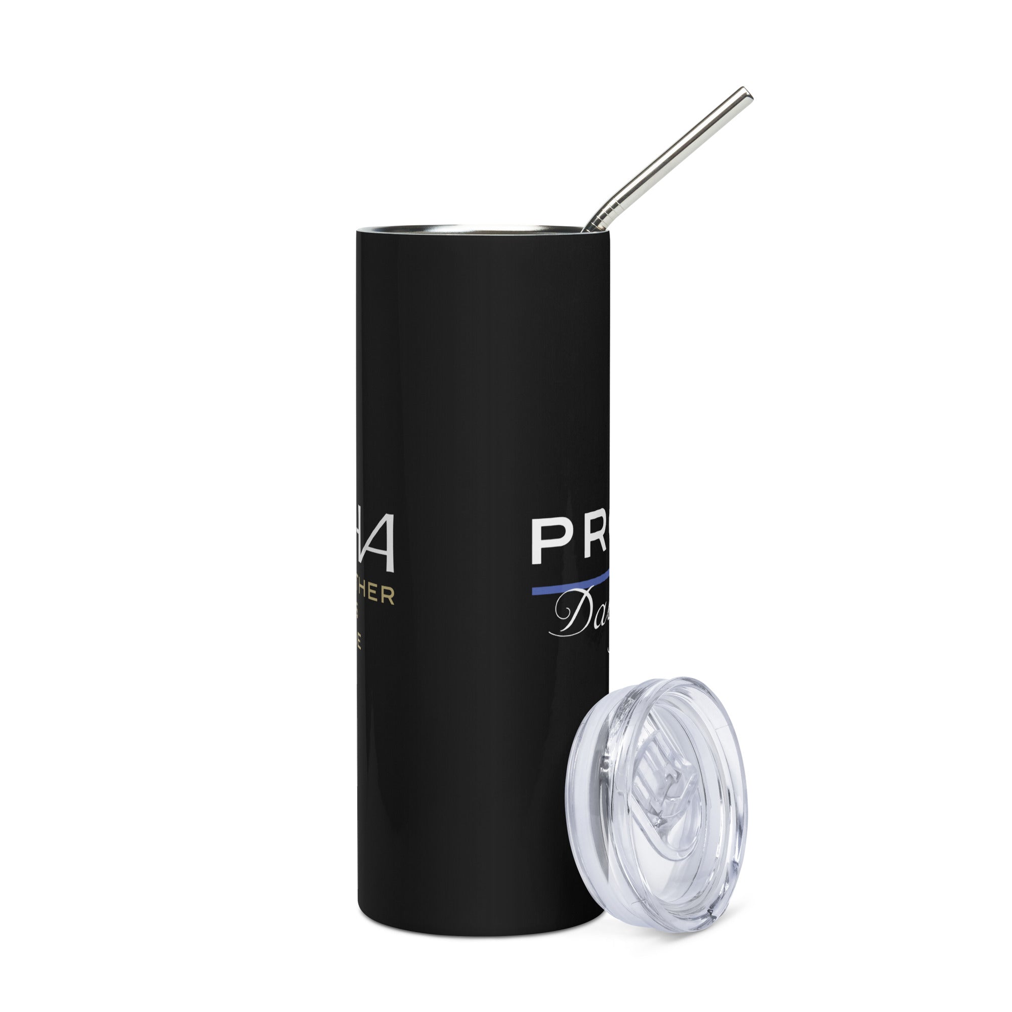 Proud LEO Daughter - Stainless Steel Tumbler - American Heroes Apparel