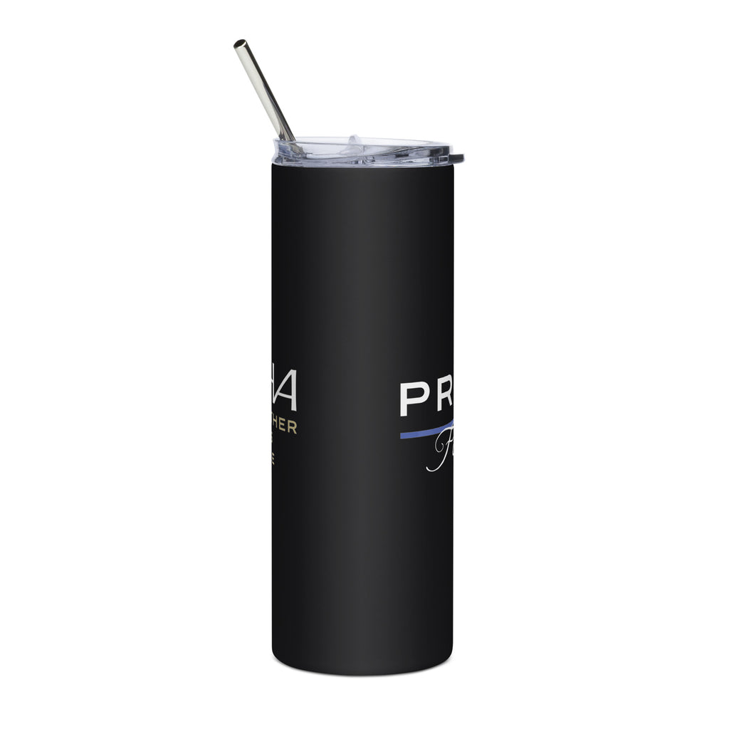 Proud LEO Father - Stainless Steel Tumbler - American Heroes Apparel