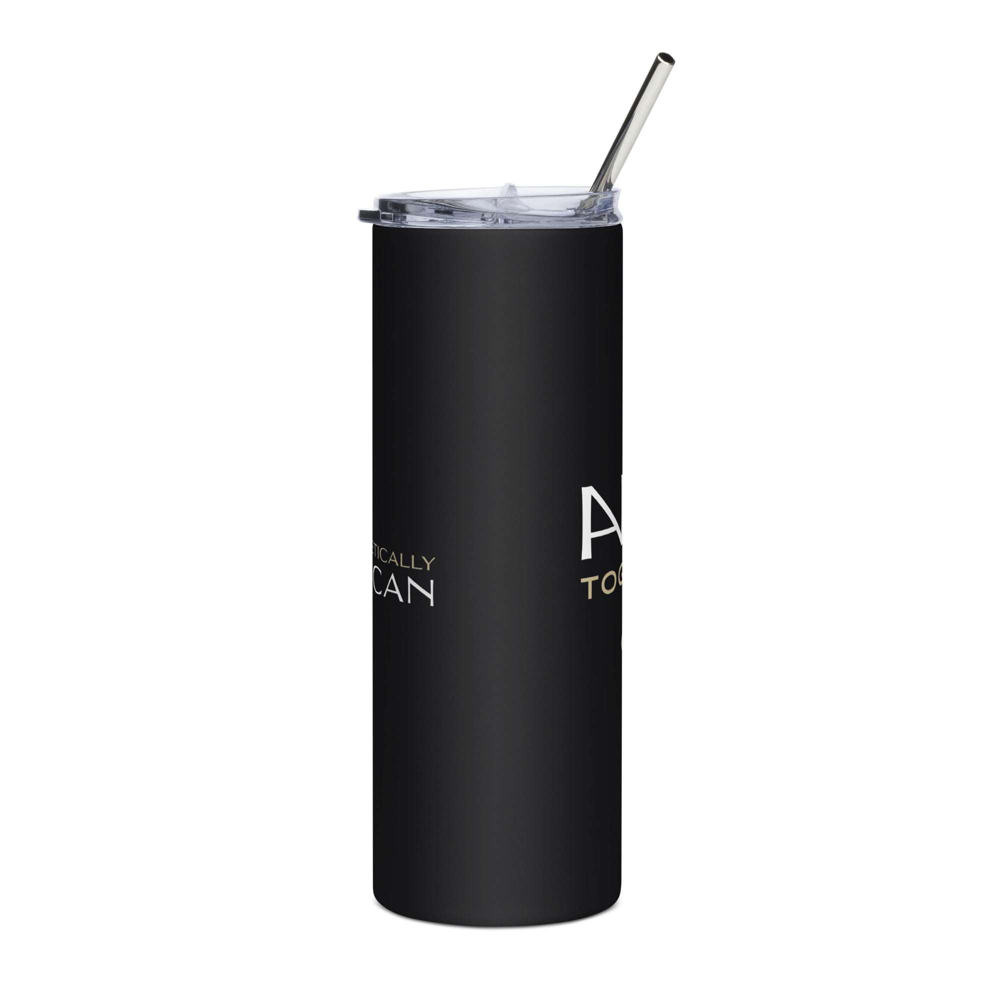 Unapologetically American - AHA Logo Stainless steel tumbler - American Heroes Apparel