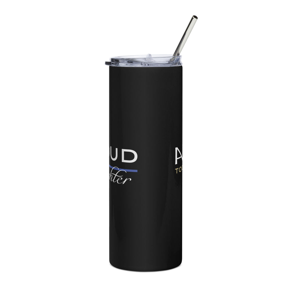 Proud LEO Daughter - Stainless Steel Tumbler - American Heroes Apparel