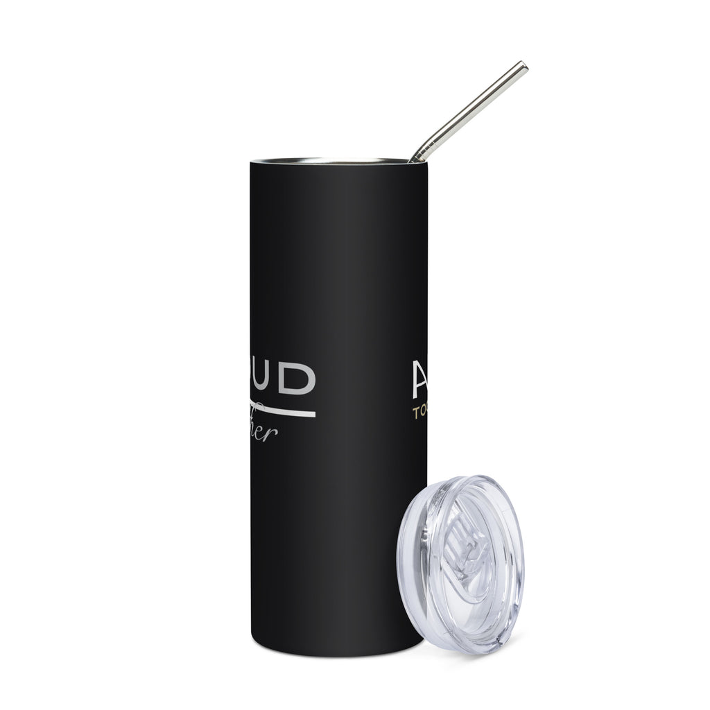 Proud EMS Father - Stainless steel tumbler - American Heroes Apparel