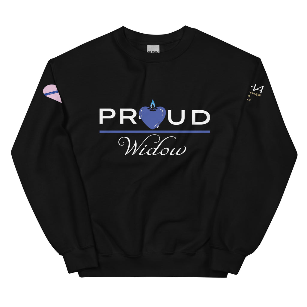 Proud LEO Widow - Blue Wives Matter Special Edition Sweatshirt - American Heroes Apparel