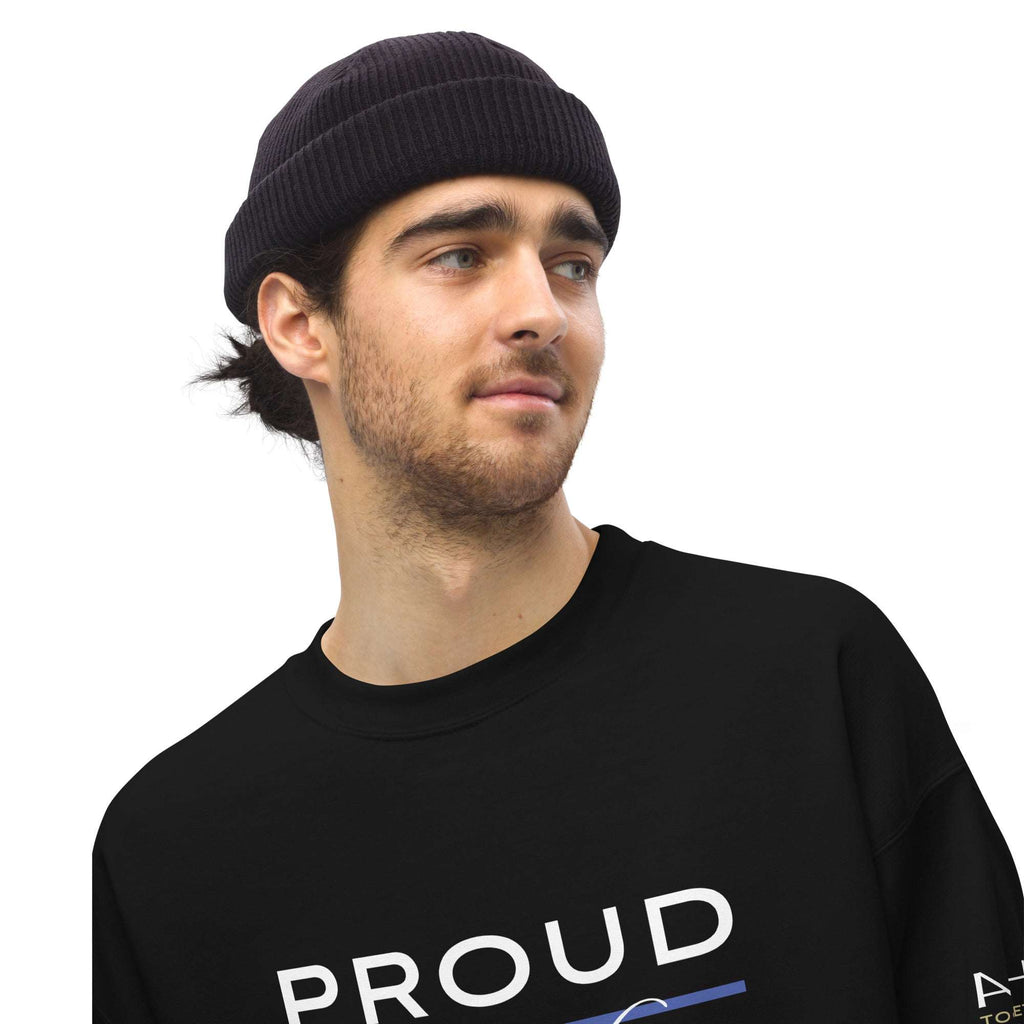 Proud LEO Grandpa - Men's Sweatshirt - American Heroes Apparel