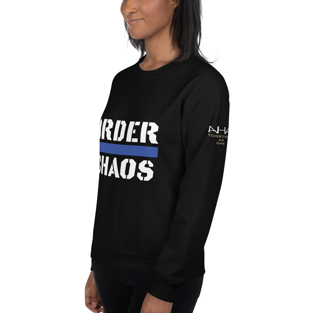 Order Over Chaos - Women's Sweatshirt - American Heroes Apparel