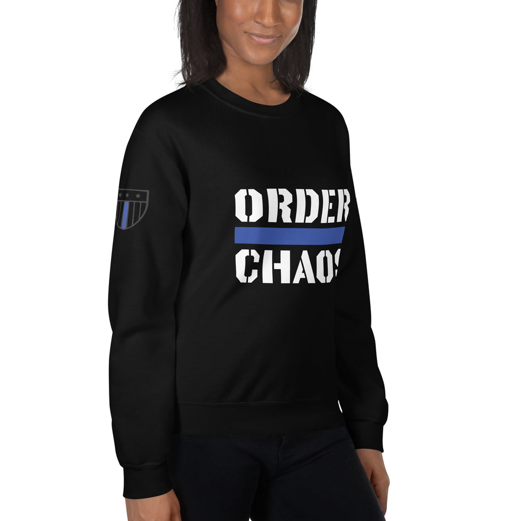 Order Over Chaos - Women's Sweatshirt - American Heroes Apparel
