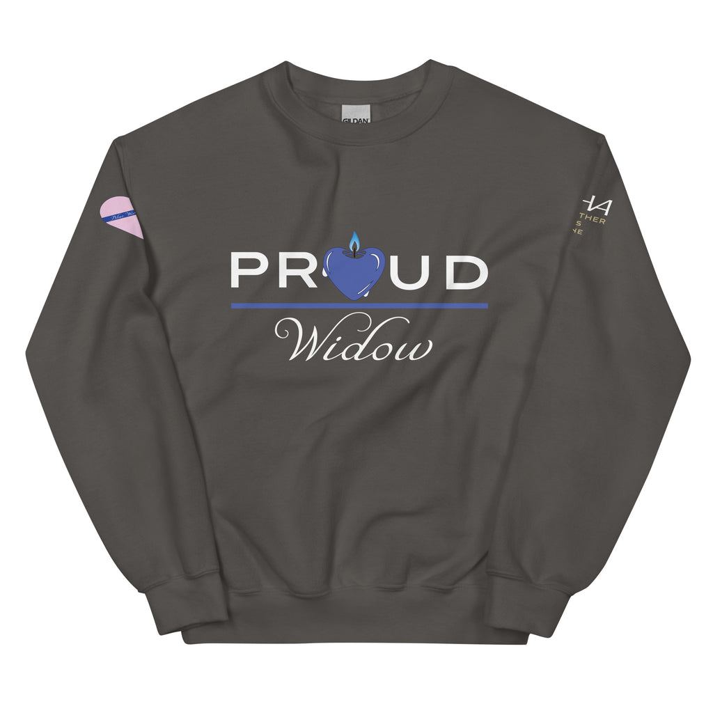 Proud LEO Widow - Blue Wives Matter Special Edition Sweatshirt - American Heroes Apparel