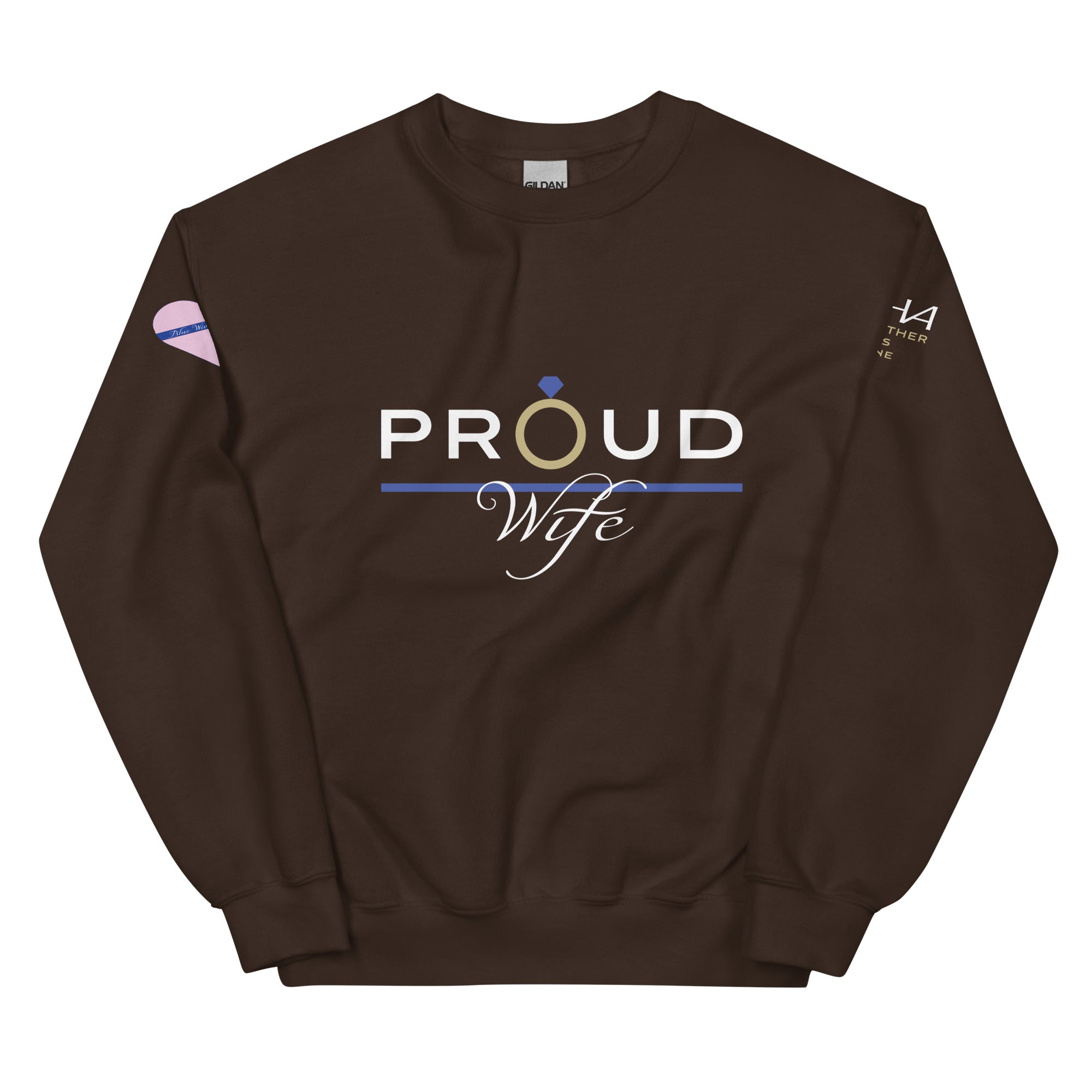 Proud Wife - Blue Wives Matter Special Edition Sweatshirt - American Heroes Apparel