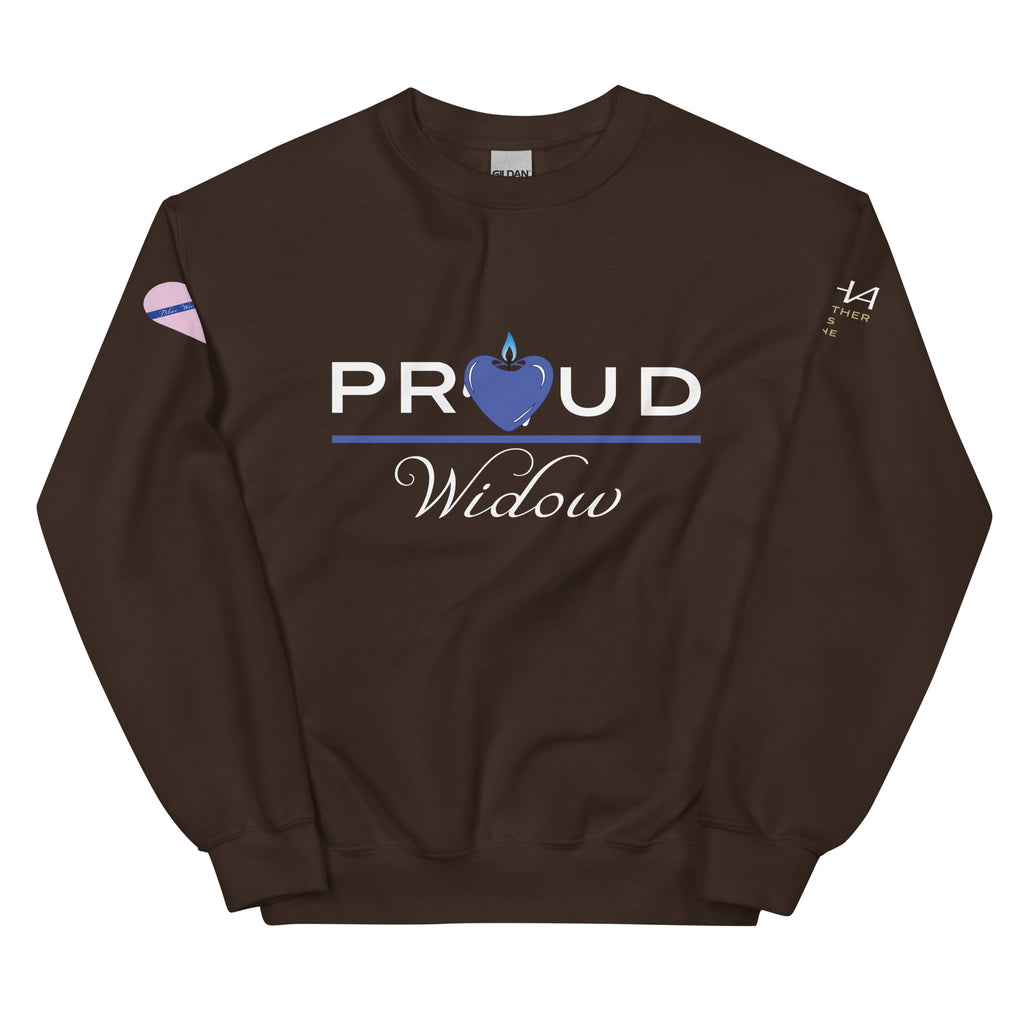 Proud LEO Widow - Blue Wives Matter Special Edition Sweatshirt - American Heroes Apparel
