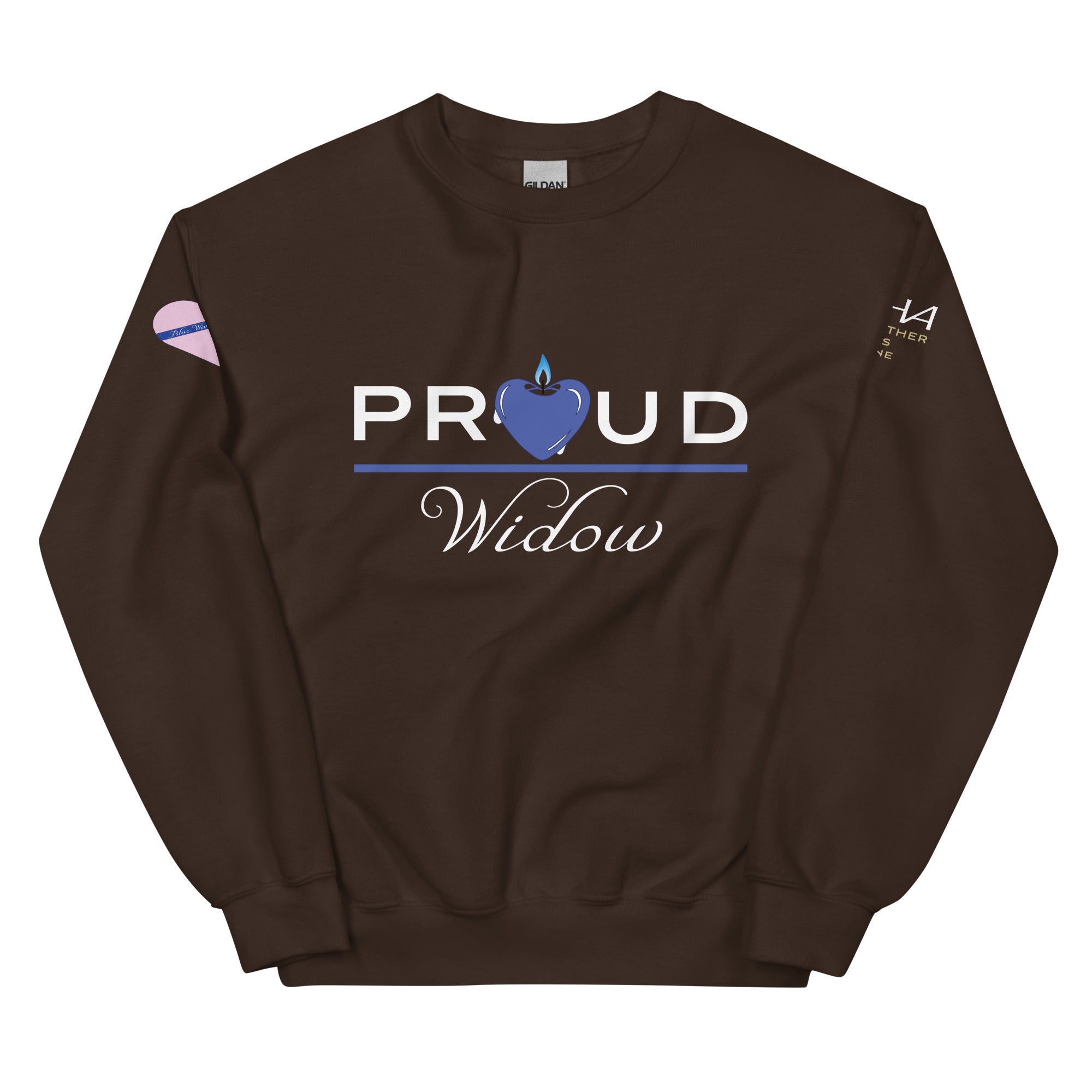 Proud LEO Widow - Blue Wives Matter Special Edition Sweatshirt - American Heroes Apparel