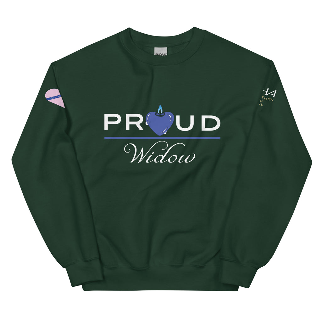 Proud LEO Widow - Blue Wives Matter Special Edition Sweatshirt - American Heroes Apparel