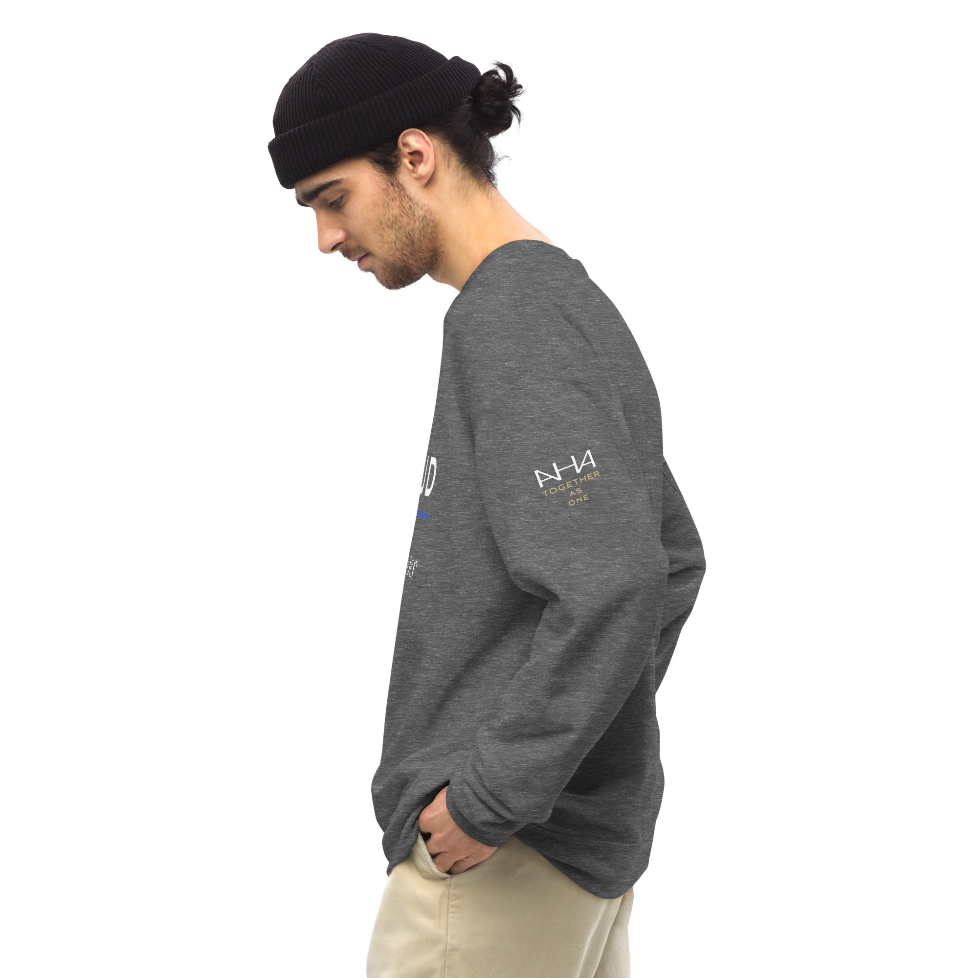 Proud LEO Widower - Men's Sweatshirt - American Heroes Apparel