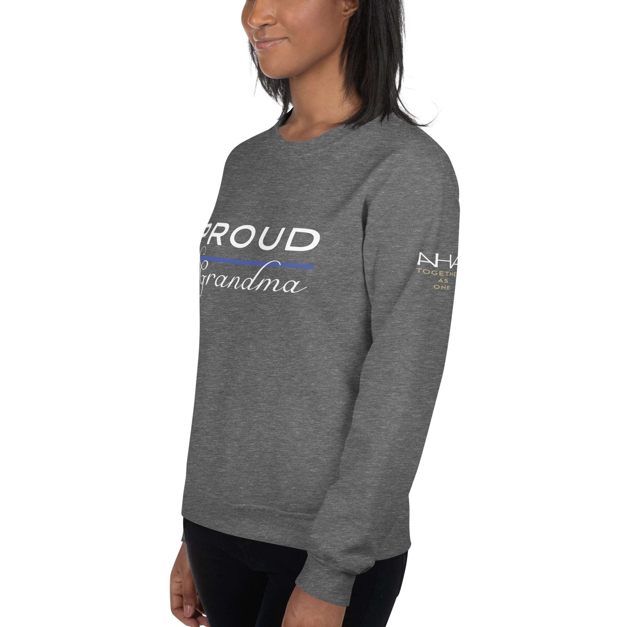Proud LEO Grandma - Women's Sweatshirt - American Heroes Apparel