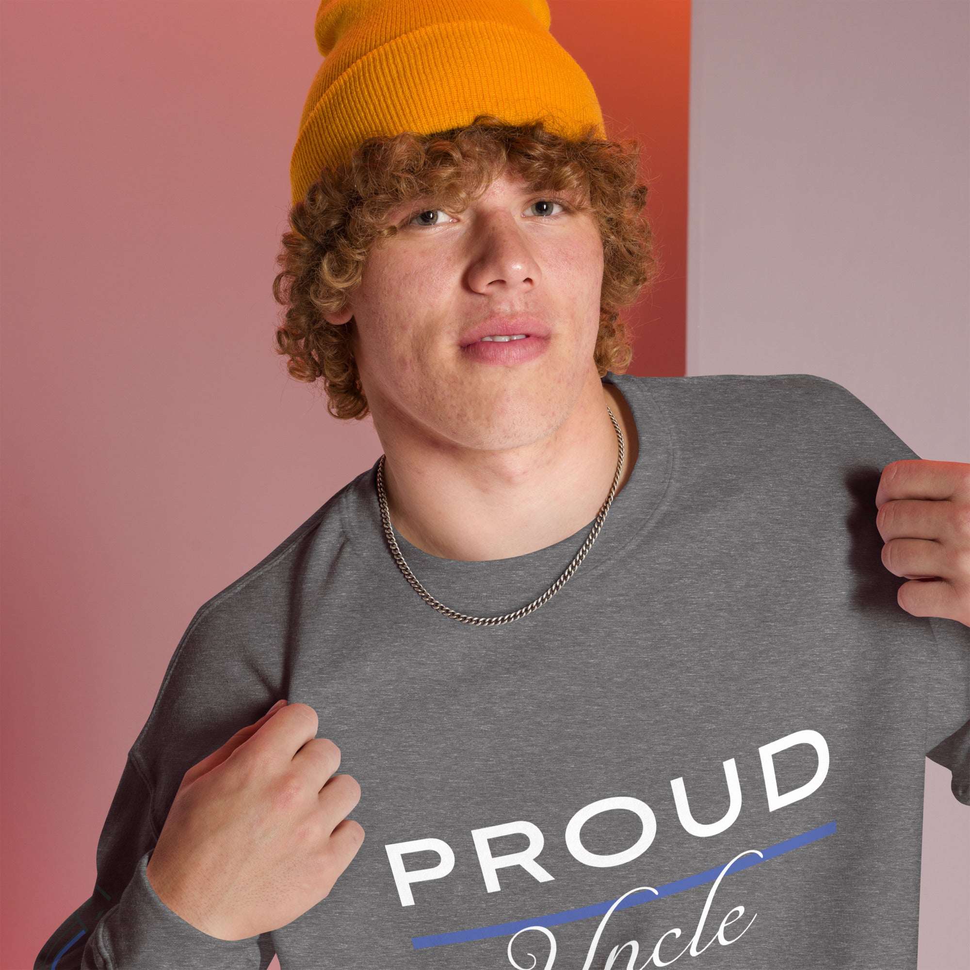Proud LEO Uncle - Men's Sweatshirt - American Heroes Apparel