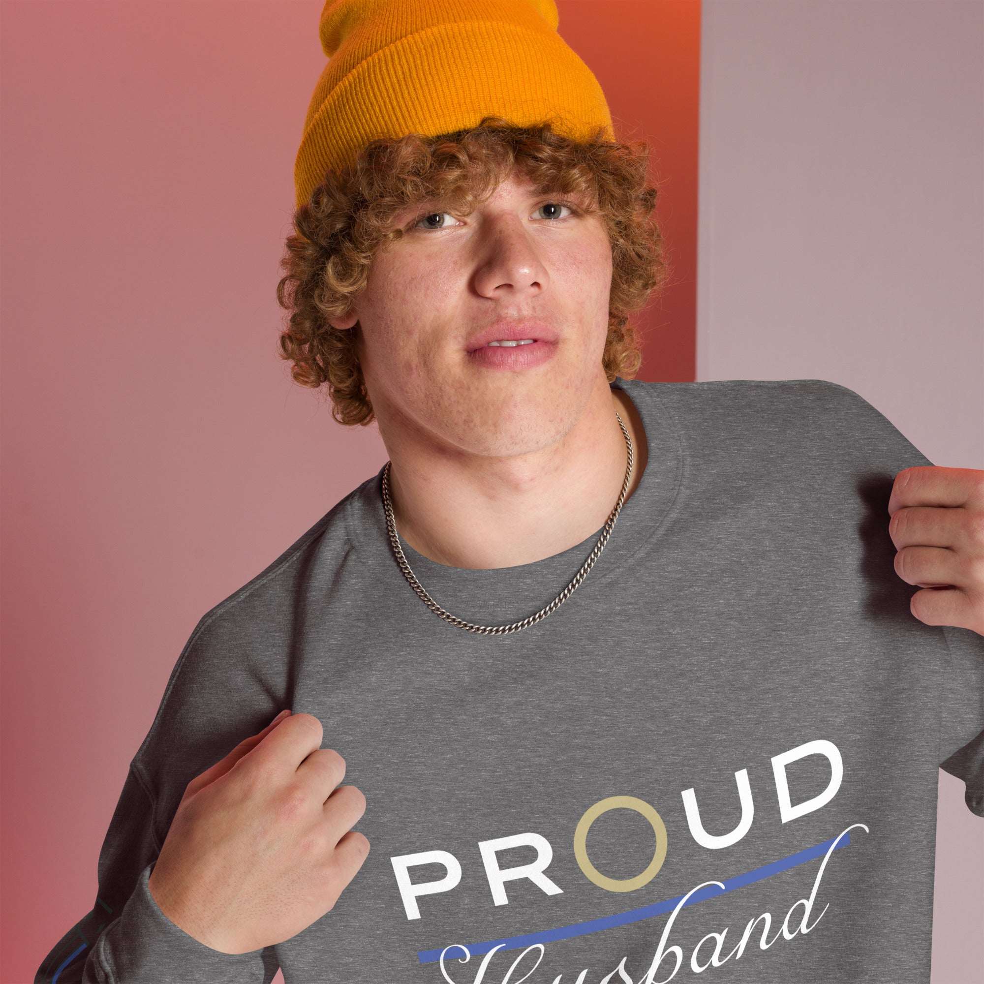 Proud LEO Husband - Men's Sweatshirt - American Heroes Apparel