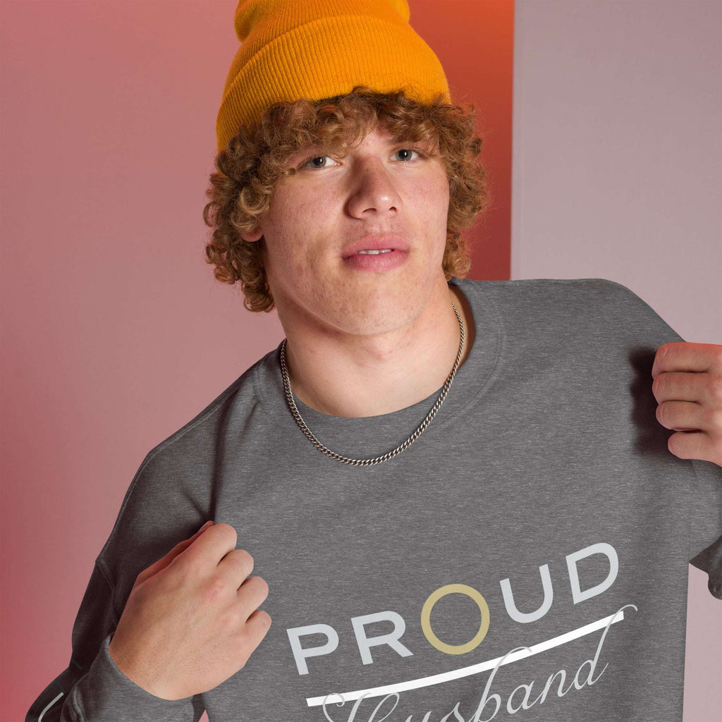 Proud EMS Husband - Men's Sweatshirt - American Heroes Apparel