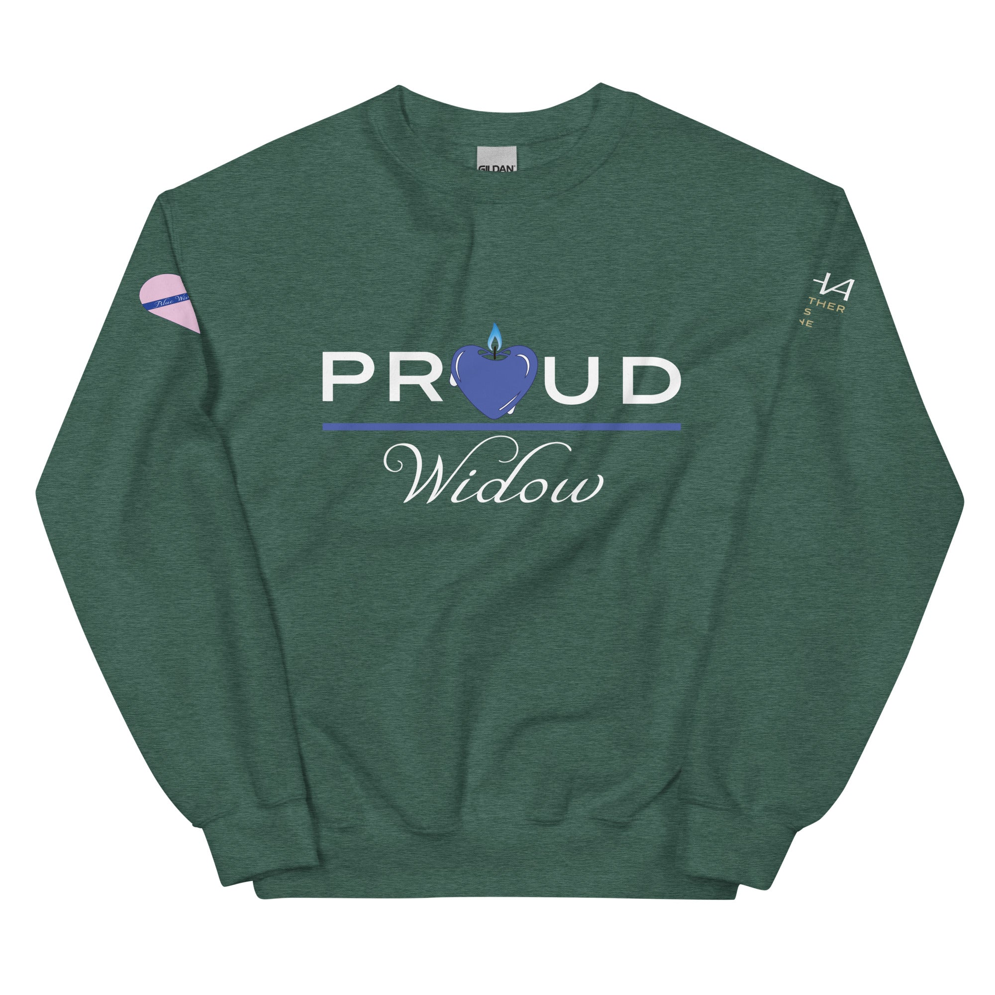 Proud LEO Widow - Blue Wives Matter Special Edition Sweatshirt - American Heroes Apparel