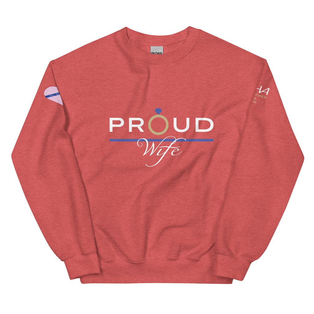 Proud Wife - Blue Wives Matter Special Edition Sweatshirt - American Heroes Apparel