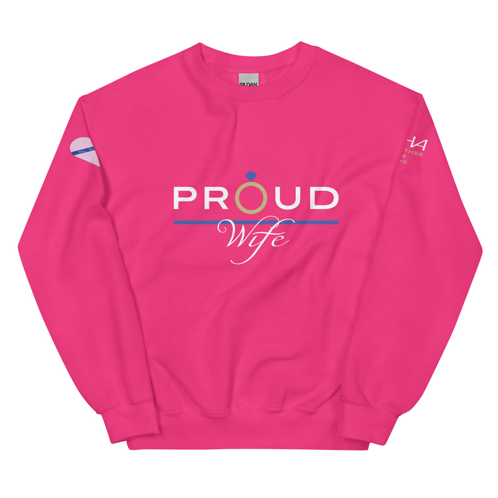 Proud Wife - Blue Wives Matter Special Edition Sweatshirt - American Heroes Apparel