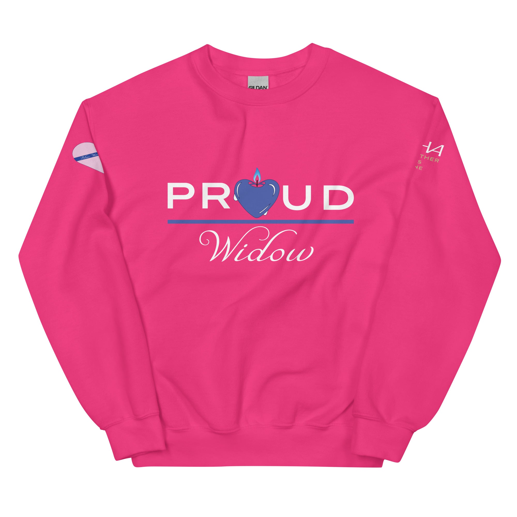 Proud LEO Widow - Blue Wives Matter Special Edition Sweatshirt - American Heroes Apparel