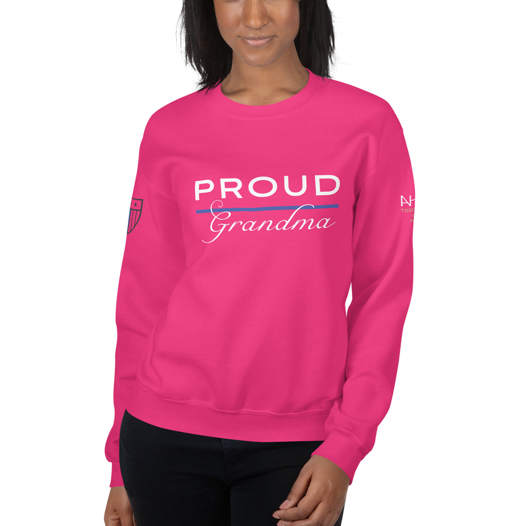 Proud LEO Grandma - Women's Sweatshirt - American Heroes Apparel