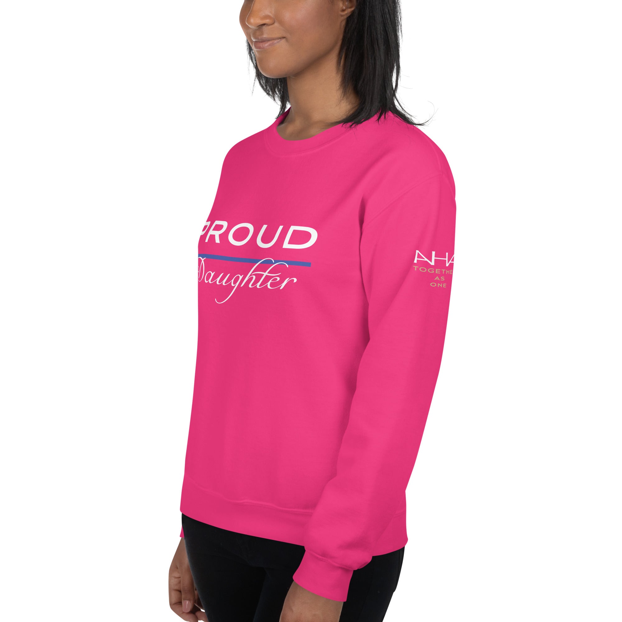 Proud LEO Daughter - Women's Sweatshirt - American Heroes Apparel