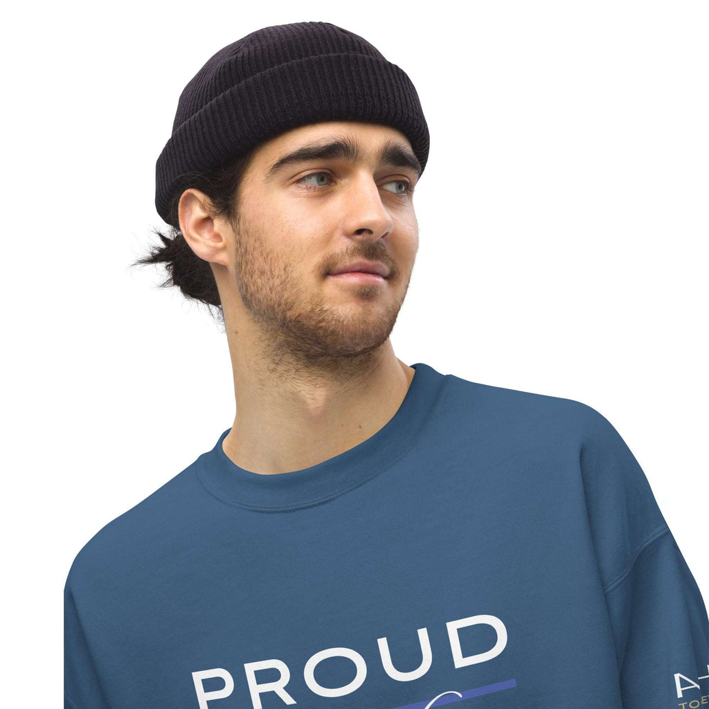 Proud LEO Grandpa - Men's Sweatshirt - American Heroes Apparel