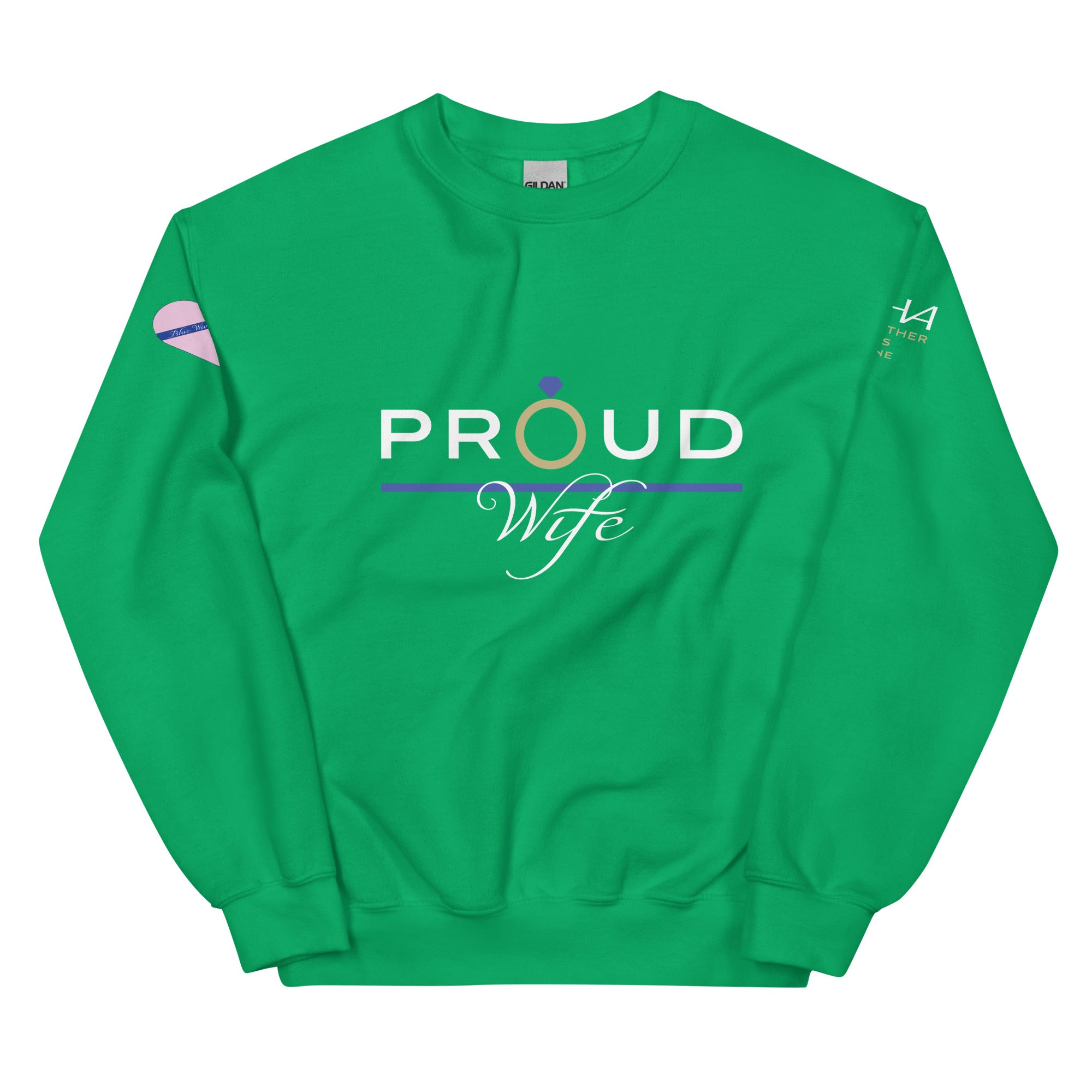 Proud Wife - Blue Wives Matter Special Edition Sweatshirt - American Heroes Apparel