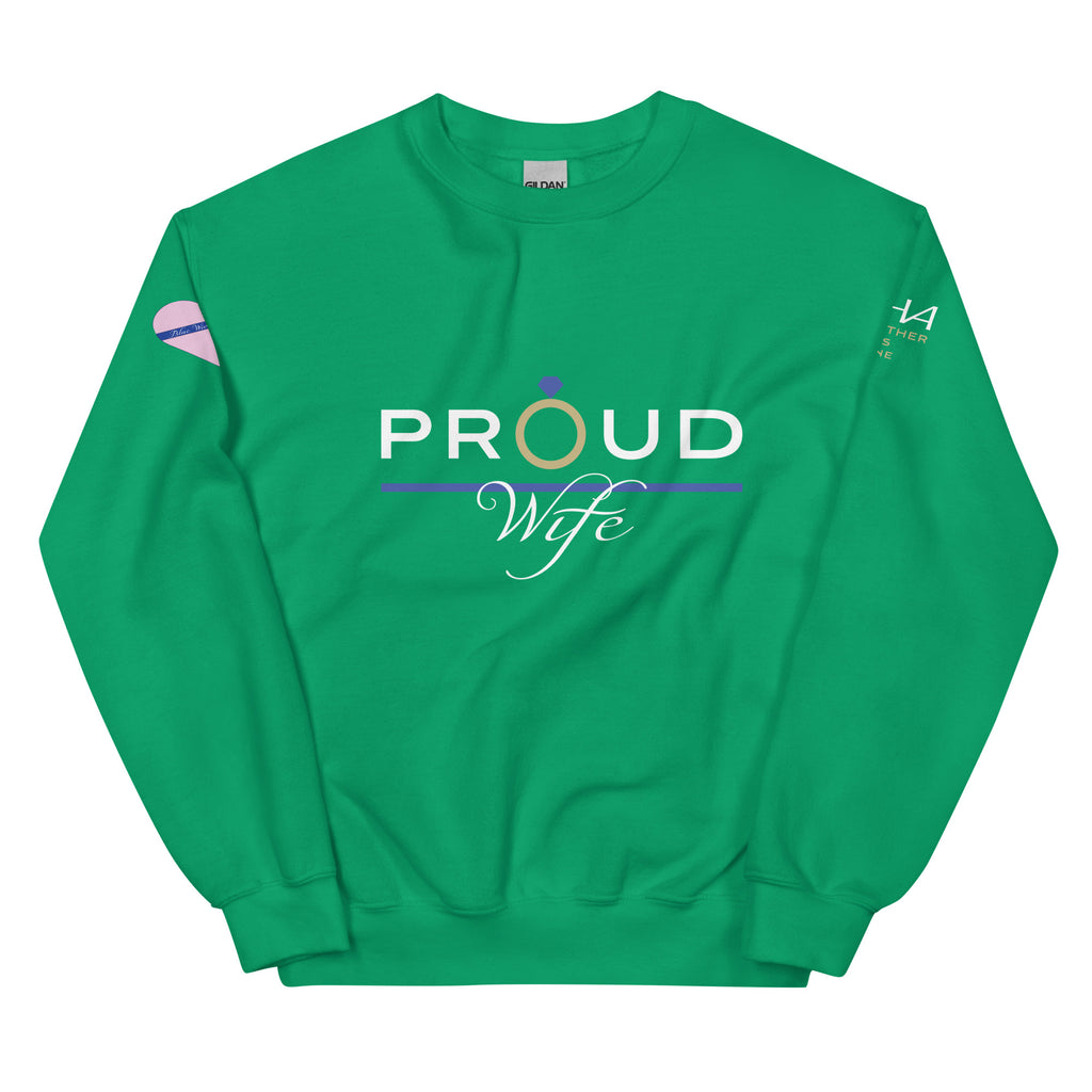 Proud Wife - Blue Wives Matter Special Edition Sweatshirt - American Heroes Apparel