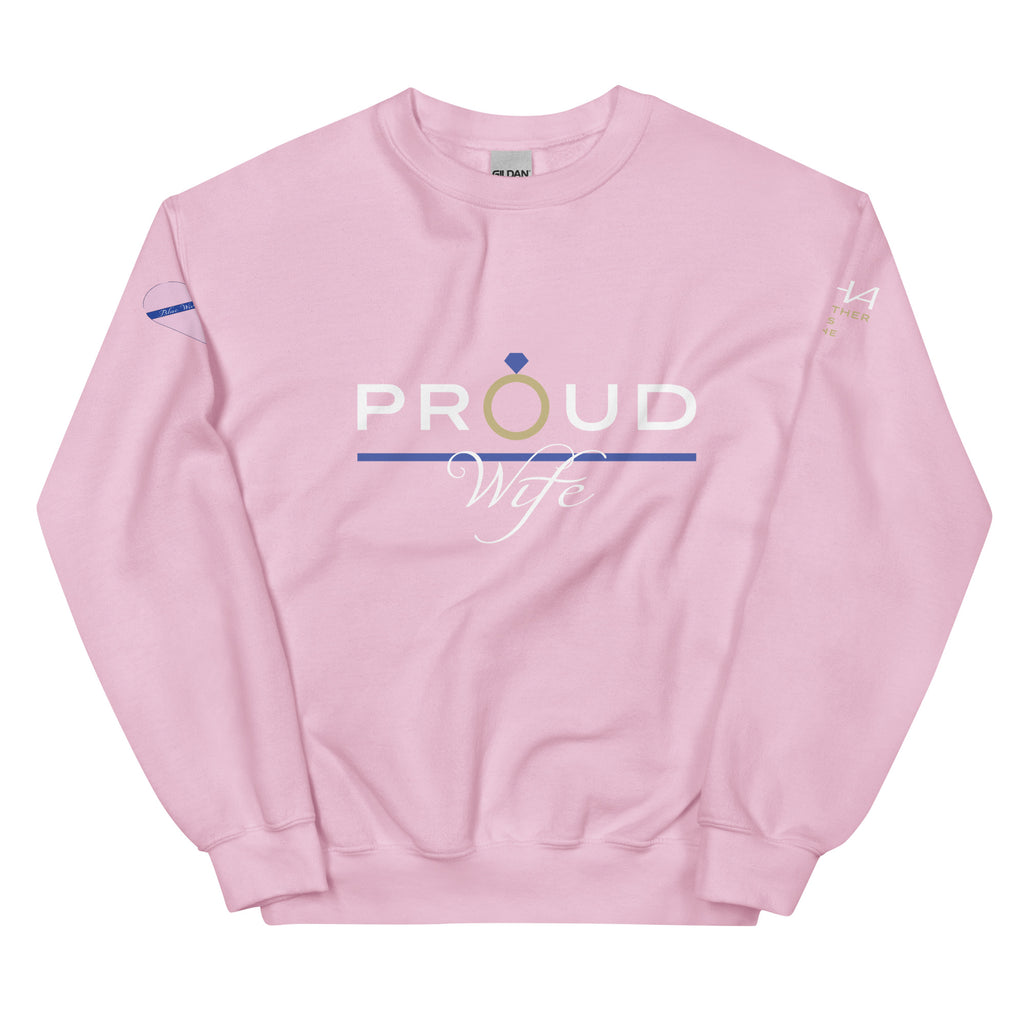 Proud Wife - Blue Wives Matter Special Edition Sweatshirt - American Heroes Apparel