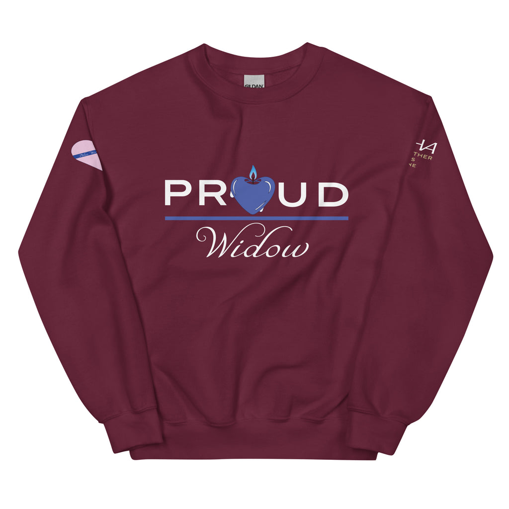 Proud LEO Widow - Blue Wives Matter Special Edition Sweatshirt - American Heroes Apparel
