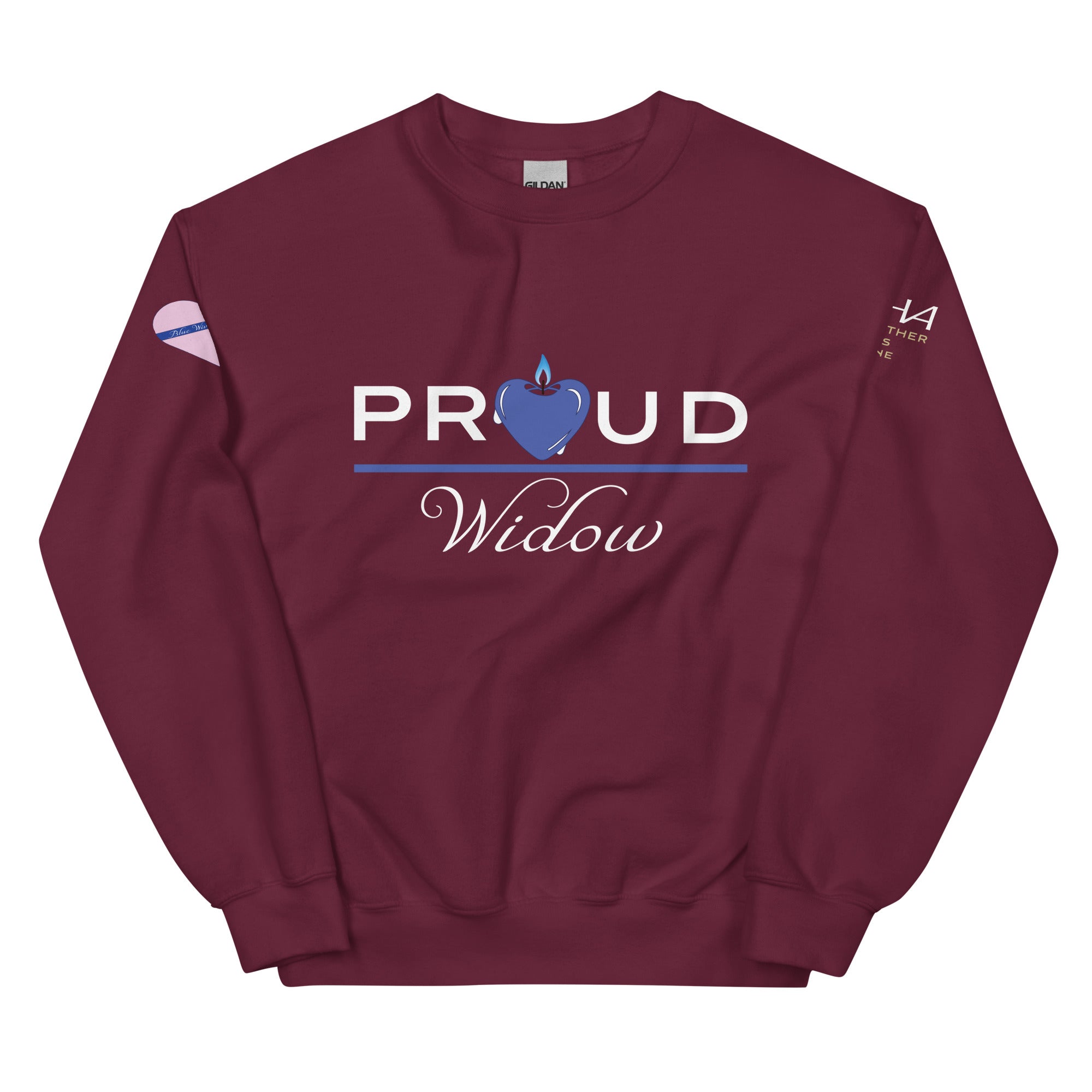 Proud LEO Widow - Blue Wives Matter Special Edition Sweatshirt - American Heroes Apparel