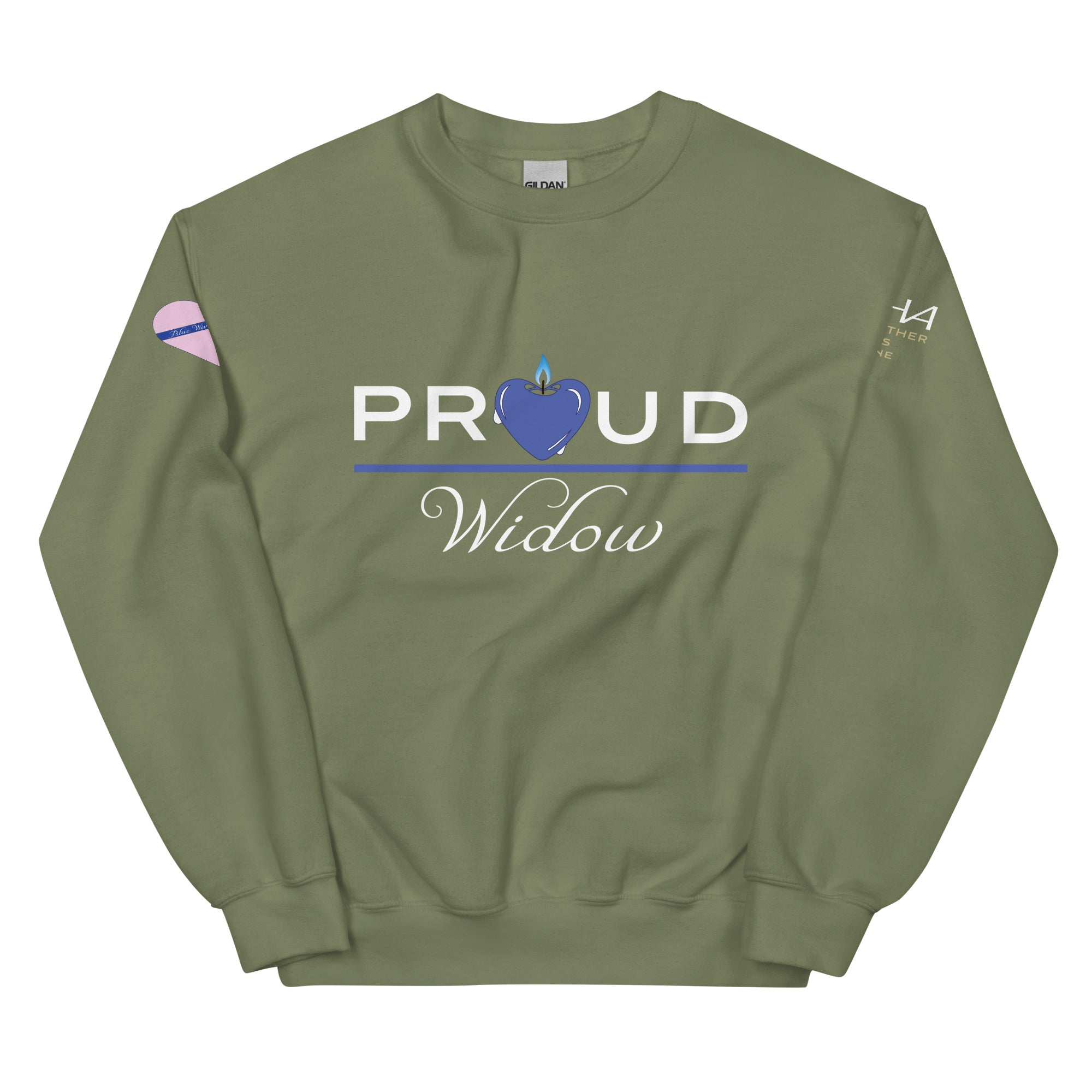 Proud LEO Widow - Blue Wives Matter Special Edition Sweatshirt - American Heroes Apparel