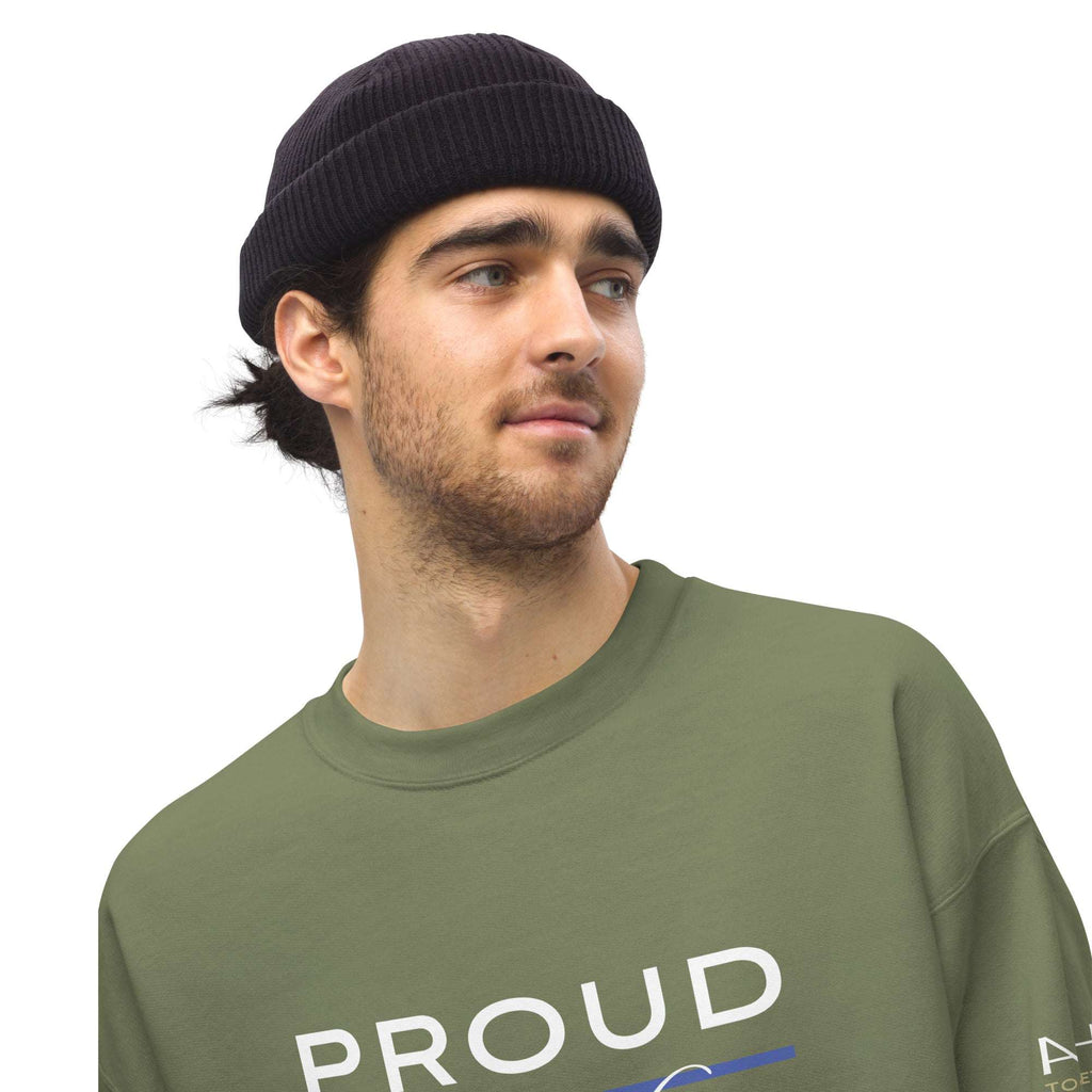 Proud LEO Grandpa - Men's Sweatshirt - American Heroes Apparel