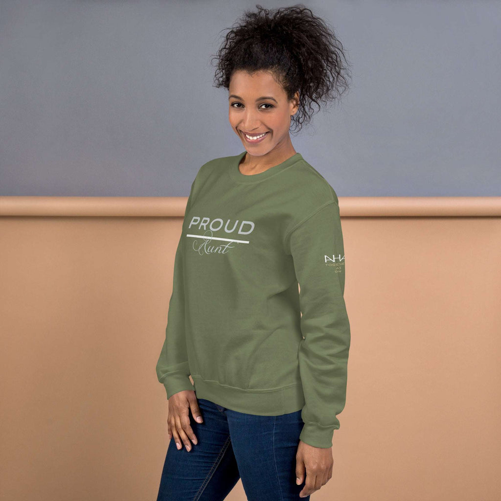 Proud EMS Aunt - Women's Sweatshirt - American Heroes Apparel