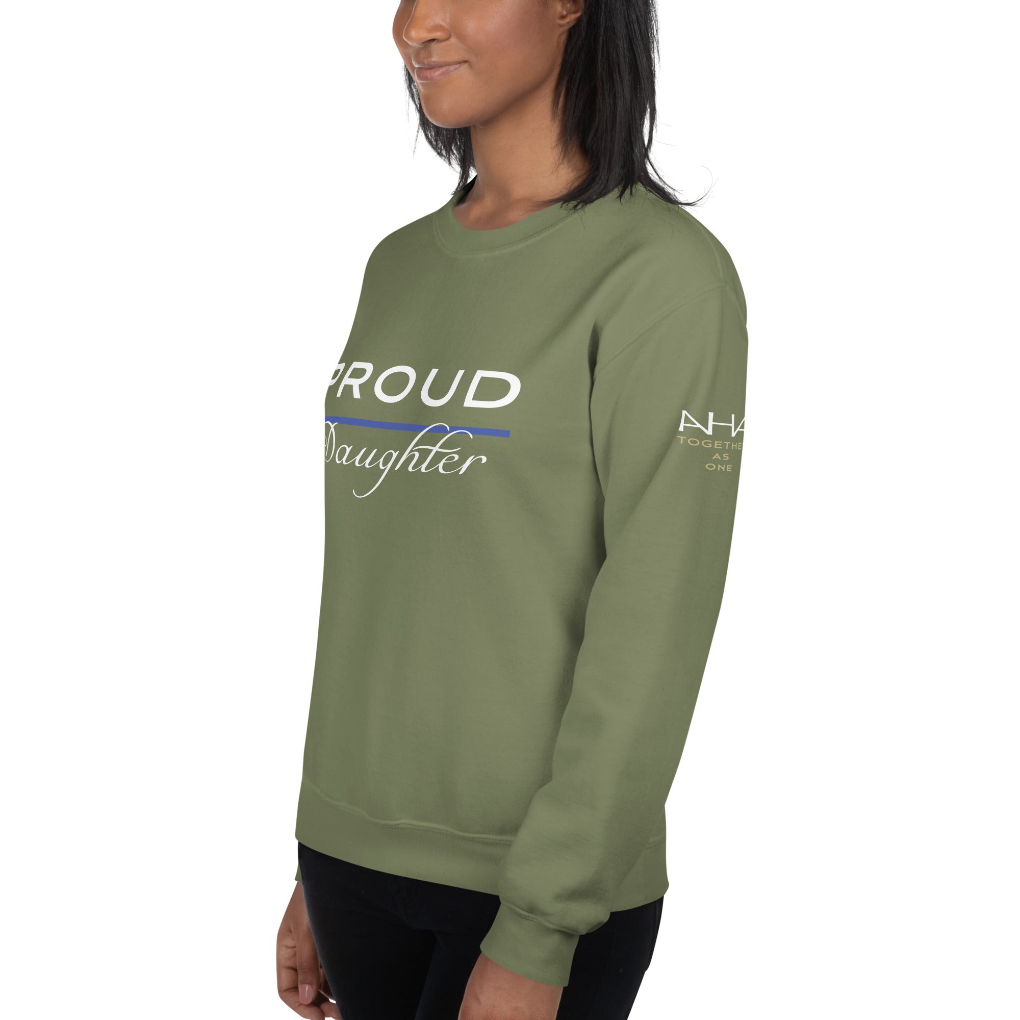 Proud LEO Daughter - Women's Sweatshirt - American Heroes Apparel