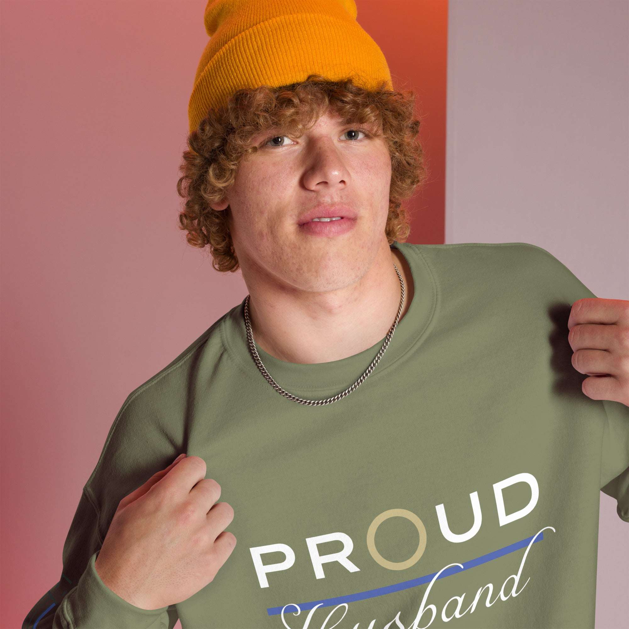 Proud LEO Husband - Men's Sweatshirt - American Heroes Apparel