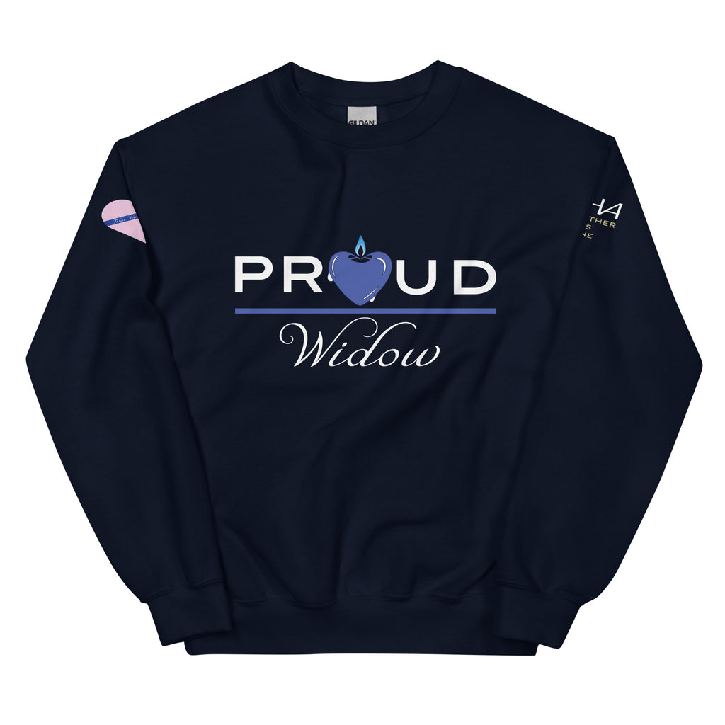 Proud LEO Widow - Blue Wives Matter Special Edition Sweatshirt - American Heroes Apparel