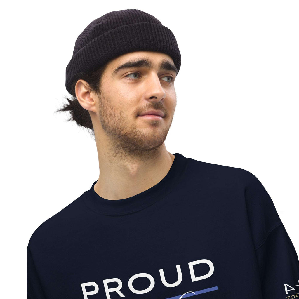Proud LEO Grandpa - Men's Sweatshirt - American Heroes Apparel