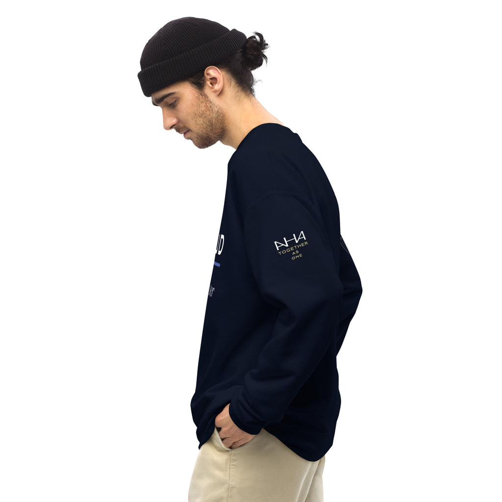 Proud LEO Widower - Men's Sweatshirt - American Heroes Apparel