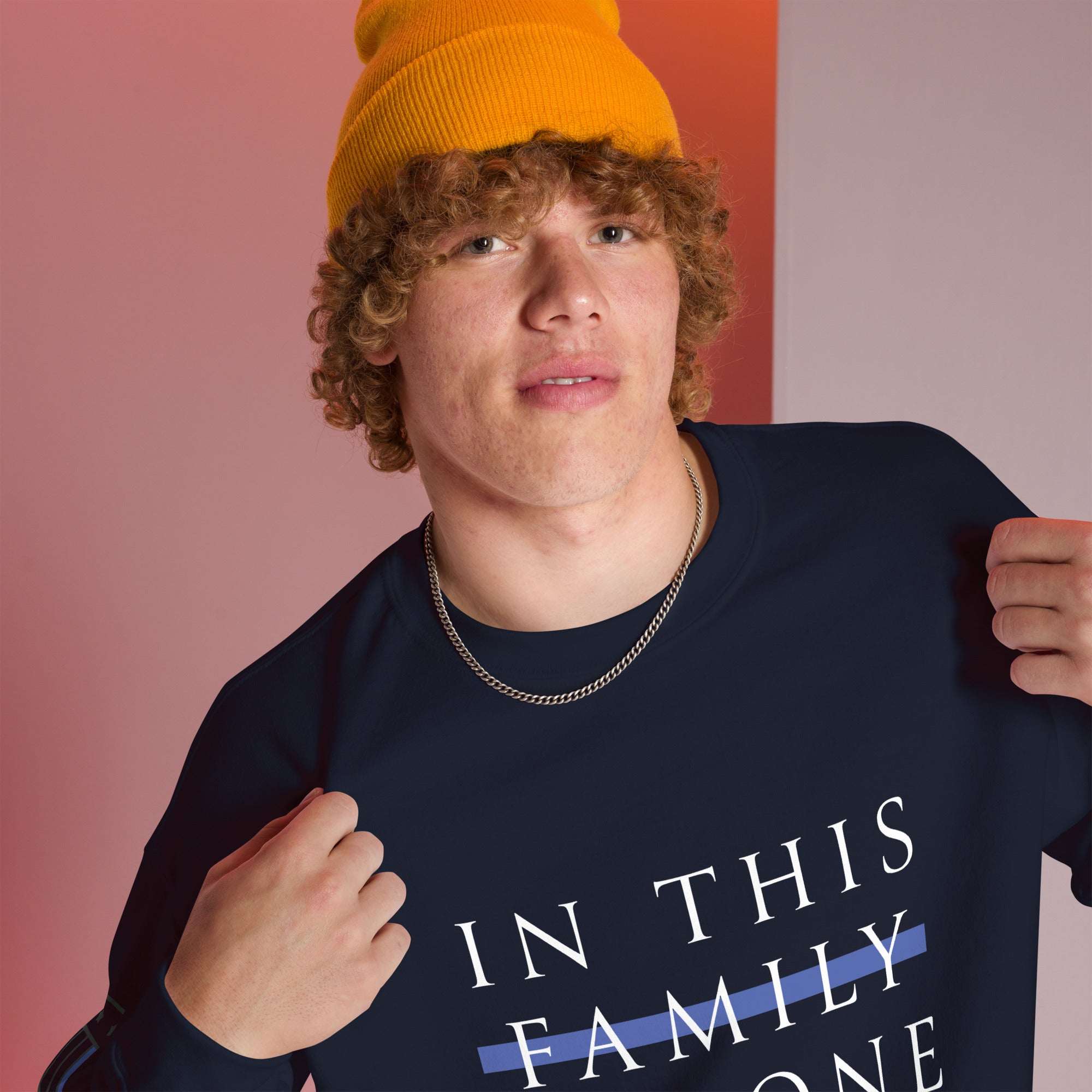 In This LEO Family - Men's Sweatshirt - American Heroes Apparel