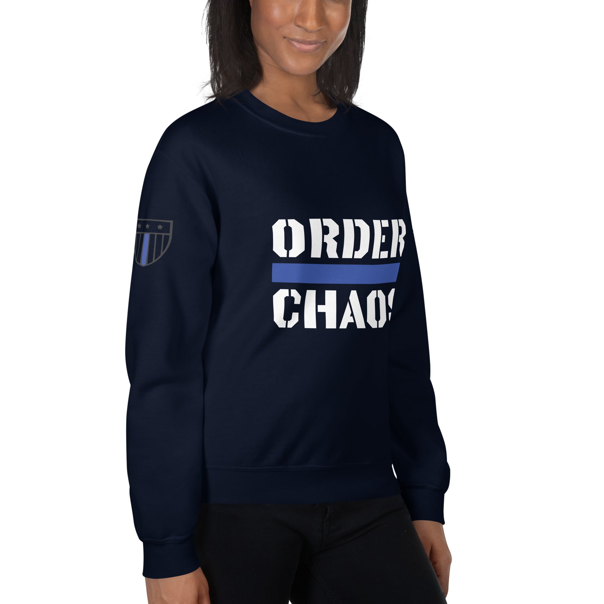 Order Over Chaos - Women's Sweatshirt - American Heroes Apparel