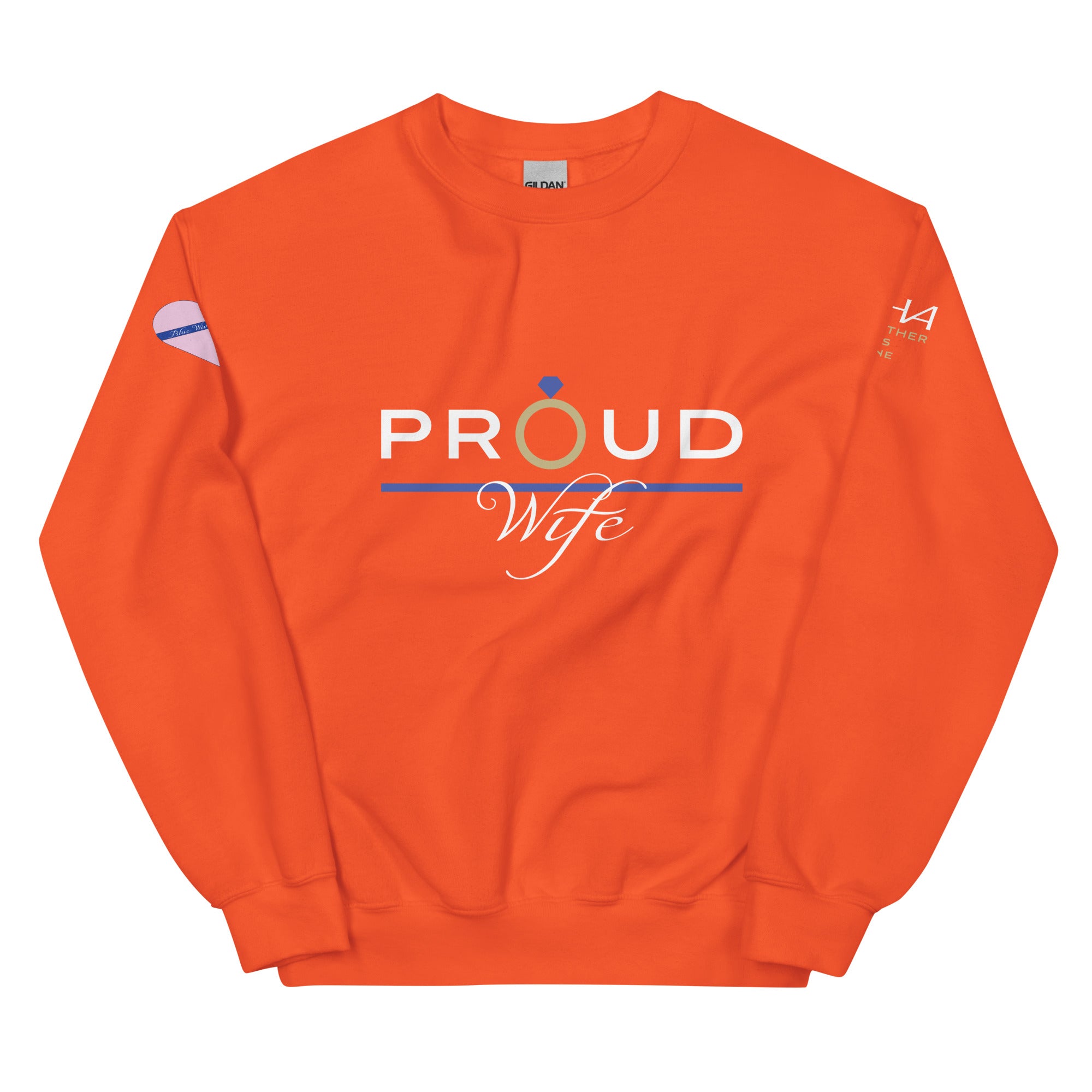 Proud Wife - Blue Wives Matter Special Edition Sweatshirt - American Heroes Apparel