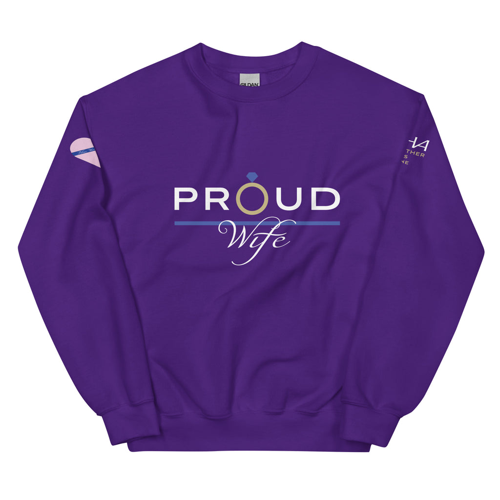 Proud Wife - Blue Wives Matter Special Edition Sweatshirt - American Heroes Apparel